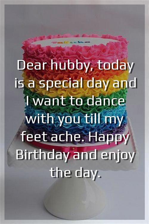 birthday wishes line for hubby